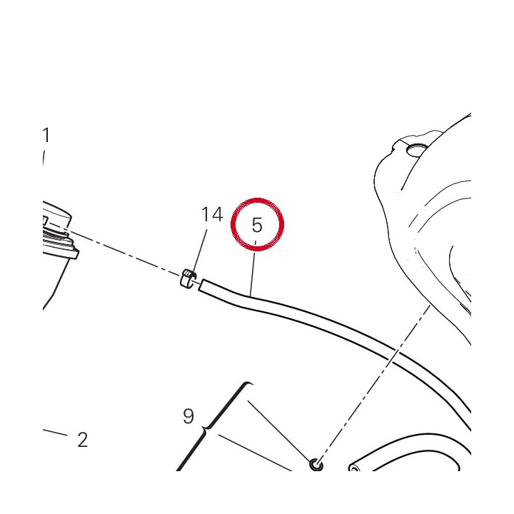 Tuyau 59014751A — réf. 59014751A | Ducati Store