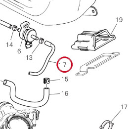 Tuyau soupape vidange — réf. 93510391A | Ducati Store