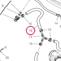 Tuyau intermede 59017891A — réf. 59017891A | Ducati Store