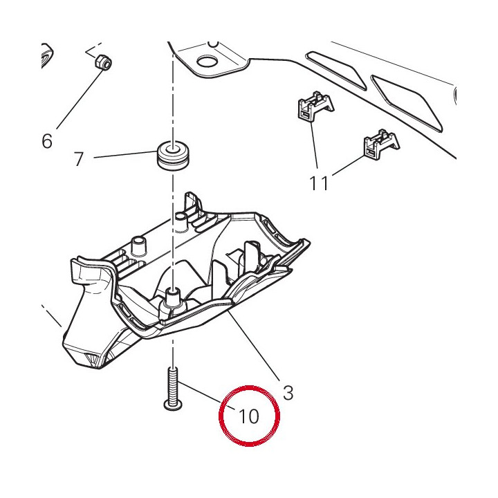 Vis taraud 5X25 wn1411 — réf. 77440131A | Ducati Store