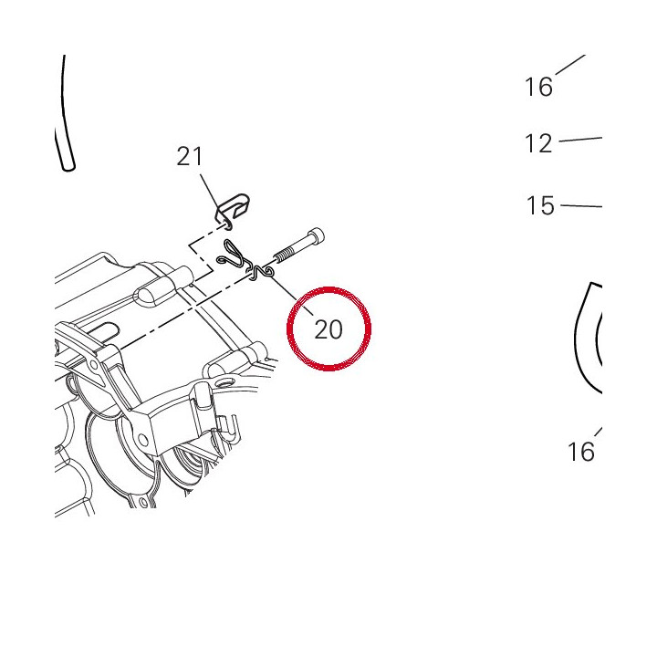 Passe-Tube 75811771A — réf. 75811771A | Ducati Store