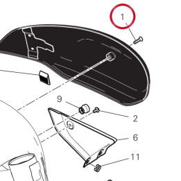 Vis tspei M5X22 noir — réf. 77750393C | Ducati Store