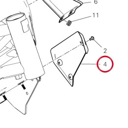 Protection gauche — réf. 4601G111AC | Ducati Store