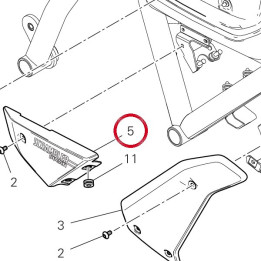 Calotte droit 4601G331AE — réf. 4601G331AE | Ducati Store