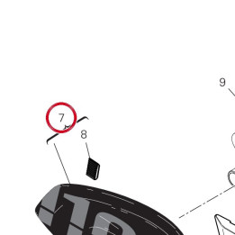 Calotte droit R╘servoir — réf. 48019131AE | Ducati Store