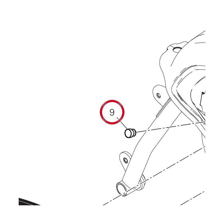 Caoutchouc devant 86612581A — réf. 86612581A | Ducati Store