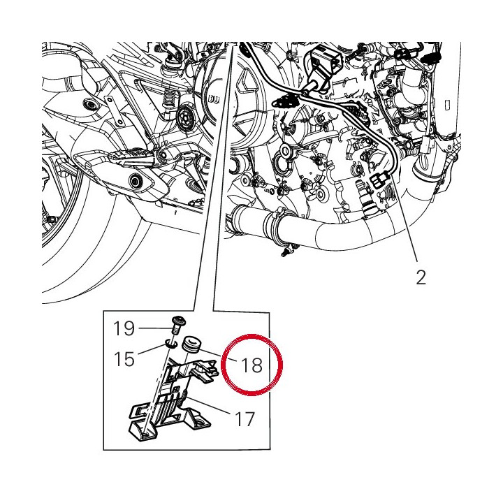 Caoutchouc 76411671A — réf. 76411671A | Ducati Store