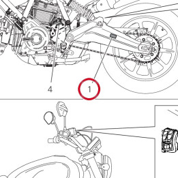 Targhetta pressione E — réf. 43314662A | Ducati Store