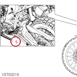 Plaquette amortisseur — réf. 43312561A | Ducati Store