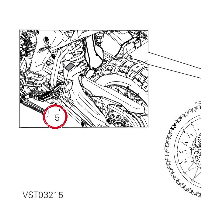 Plaquette amortisseur — réf. 43312561A | Ducati Store
