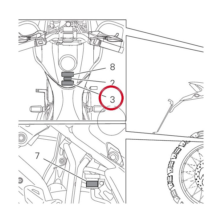 Plaquette important — réf. 43310051C | Ducati Store
