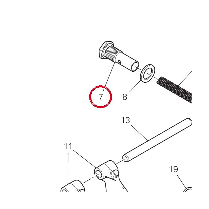 Vis M16X1.5 77912033A — réf. 77912033A | Ducati Store