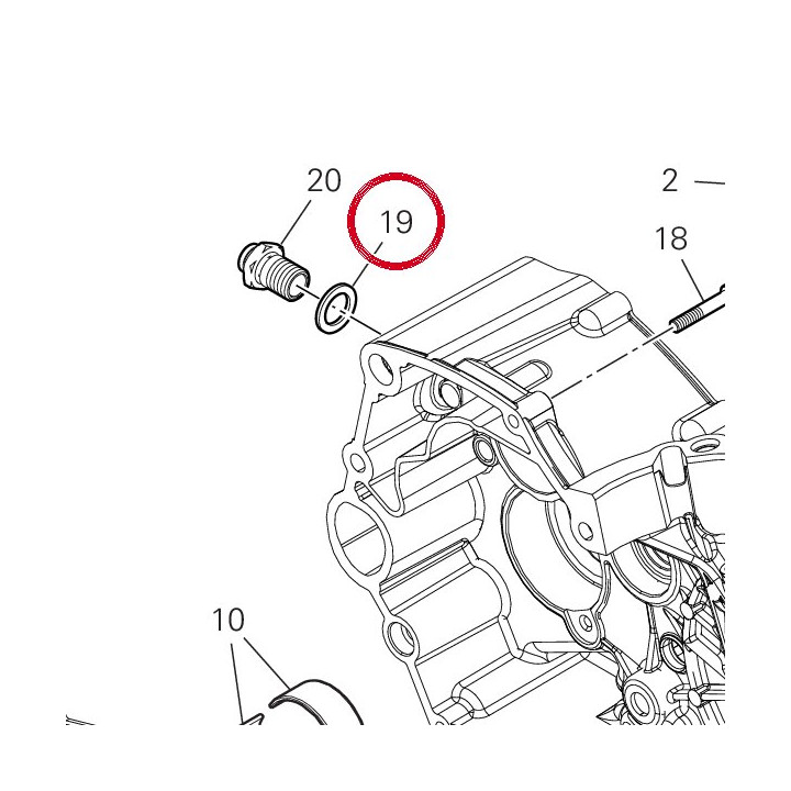 Joint 16.2X24X2 027291090 — réf. 027291090 | Ducati Store