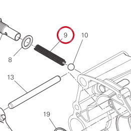 Ressort declenchement — réf. 066013143 | Ducati Store