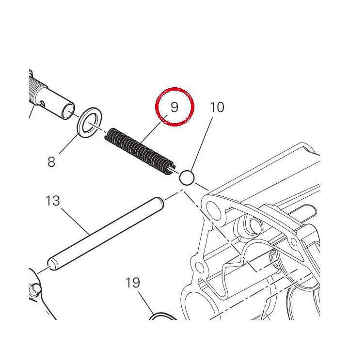 Ressort declenchement — réf. 066013143 | Ducati Store