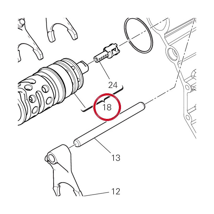 Tambour complet boîte — réf. 18220691B | Ducati Store