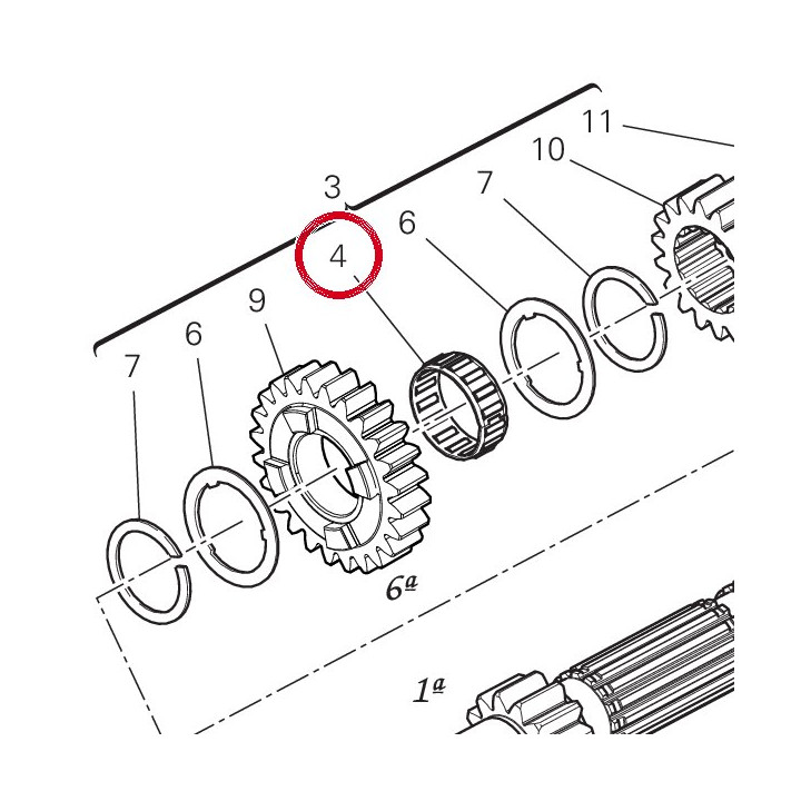 Roulement à aiguilles — réf. 70140051A | Ducati Store