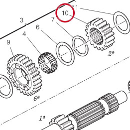 Engrenage menant 2Eme — réf. 17210021B | Ducati Store