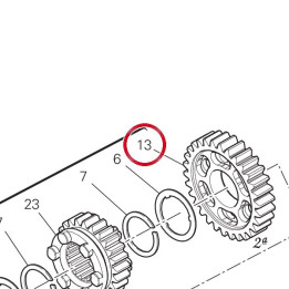 Engrenage entraine 2Eme — réf. 17212192A | Ducati Store