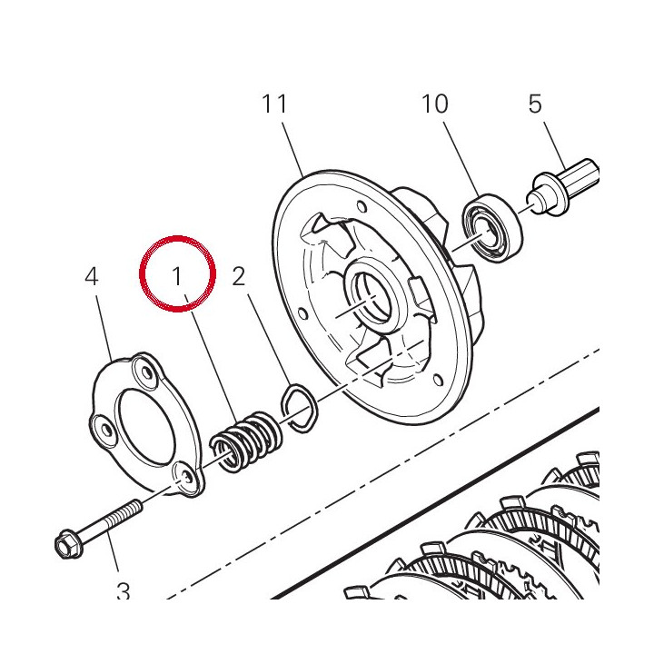 Ressort 79710721A — réf. 79710721A | Ducati Store