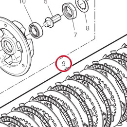 Jeu disques embrayage — réf. 19020531A | Ducati Store