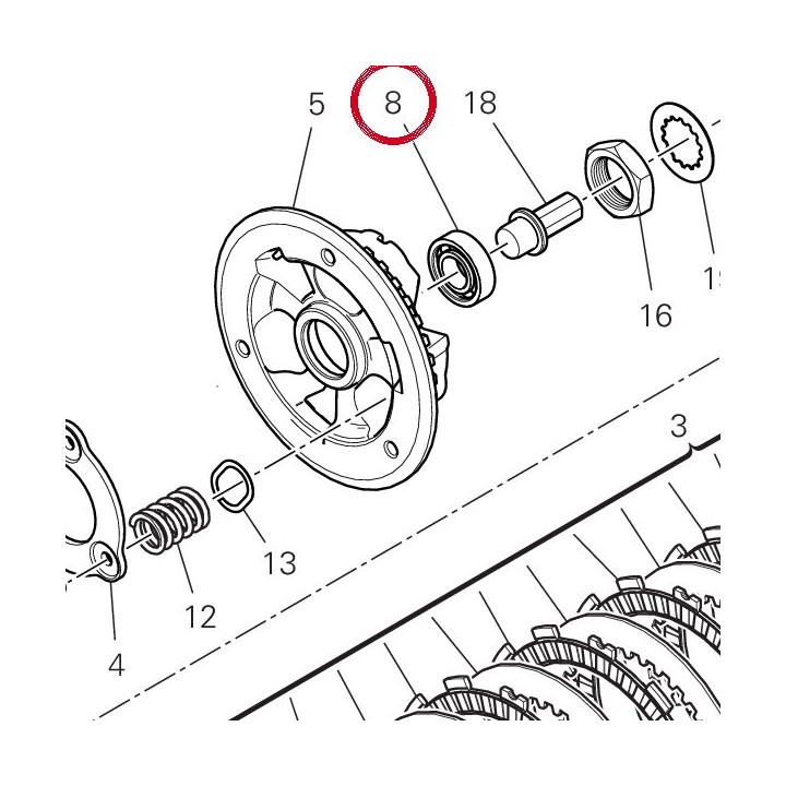 Roulement 70250601A — réf. 70250601A | Ducati Store