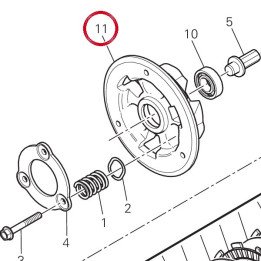 Disque de poussee embrayage — réf. 19610542C | Ducati Store
