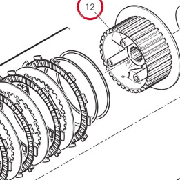 Moyeu Porte-Disque (fcc) — réf. 19610681A | Ducati Store