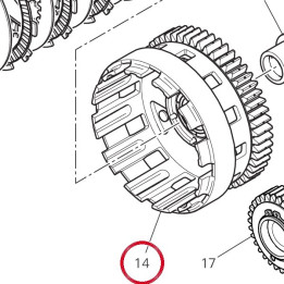 Cloche embrayage complète — réf. 19820441A | Ducati Store