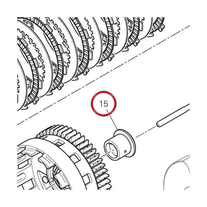 Entretoise 71314831B — réf. 71314831B | Ducati Store
