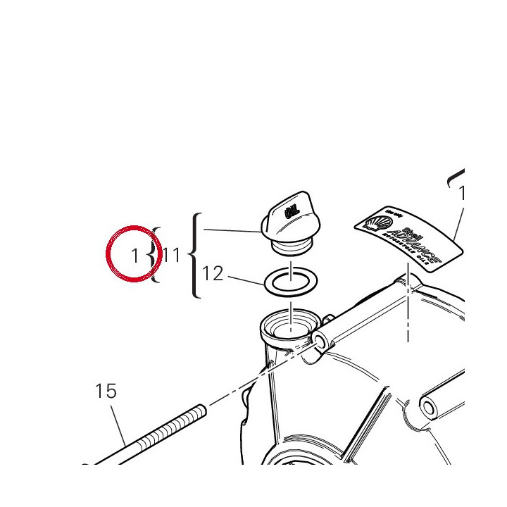 Couvercle embrayage — réf. 24321572AZ | Ducati Store