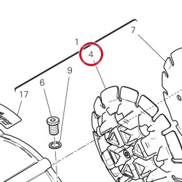 Panneau insonorisant — réf. 48611941A | Ducati Store