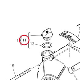 Bouchon complète 89320191A — réf. 89320191A | Ducati Store