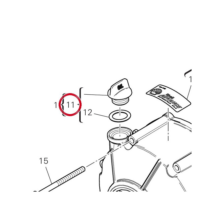 Bouchon complète 89320191A — réf. 89320191A | Ducati Store