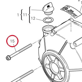 Vis tceif M6X80 10,9 — réf. 77140817C | Ducati Store