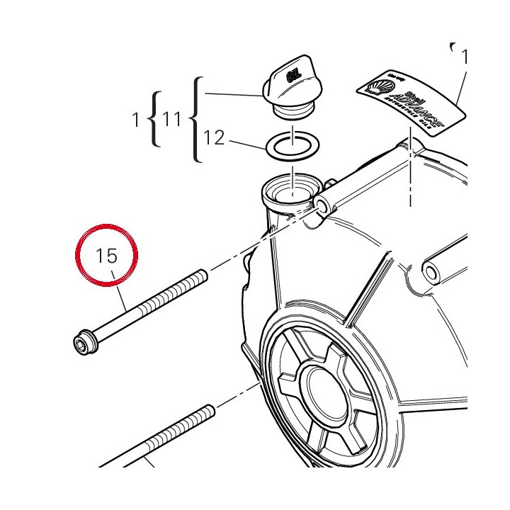 Vis tceif M6X80 10,9 — réf. 77140817C | Ducati Store