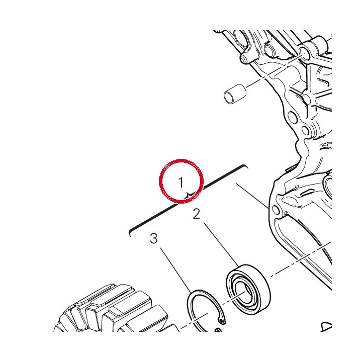 Couvercle generateur — réf. 24221561AZ | Ducati Store