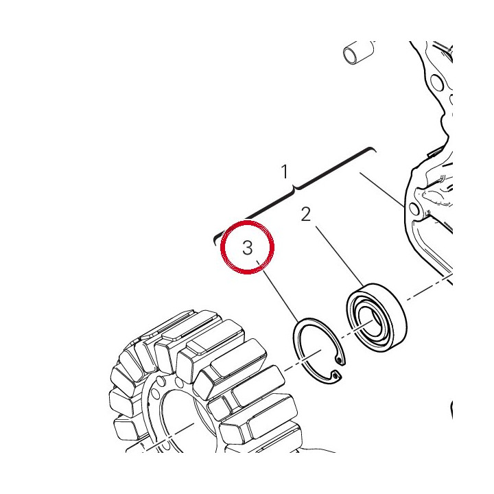 Anneau arret 88450721A — réf. 88450721A | Ducati Store