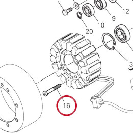 Vis 77350738BC — réf. 77350738BC | Ducati Store