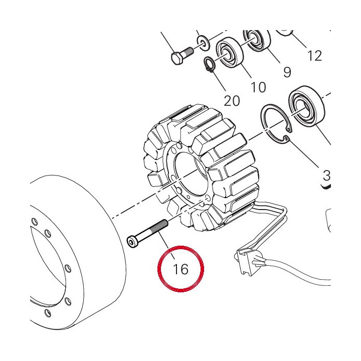 Vis 77350738BC — réf. 77350738BC | Ducati Store