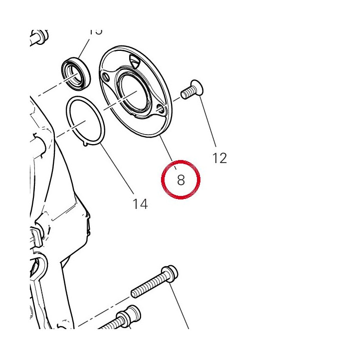 Couvercle 24714771AC — réf. 24714771AC | Ducati Store