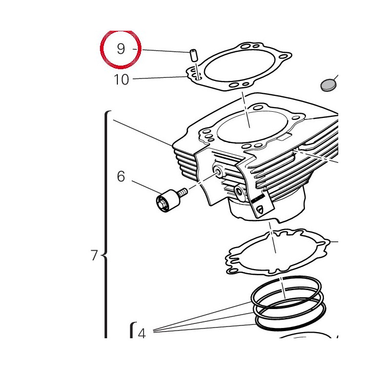 Douille 71113011B — réf. 71113011B | Ducati Store