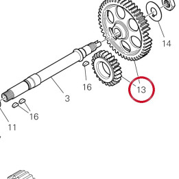 Engranages distribution — réf. 17122421A | Ducati Store