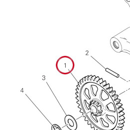 Engranage menant pompe — réf. 17410621B | Ducati Store