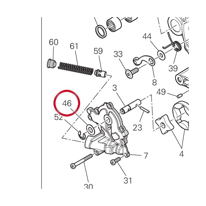 Rondelle butee 85213021A — réf. 85213021A | Ducati Store