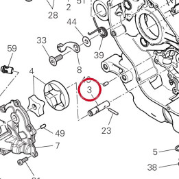 Arbre de commande pompe ╖ — réf. 14710951B | Ducati Store