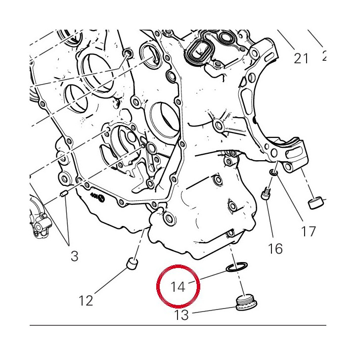 Joint aluminium 22032083A — réf. 22032083A | Ducati Store