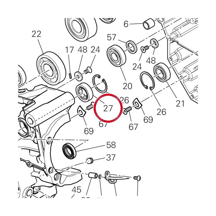 Roulement 757941542 — réf. 757941542 | Ducati Store
