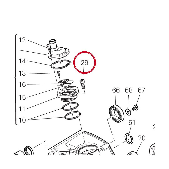 Vis tcei M6X16 uni5931 8,8 — réf. 77150653B | Ducati Store