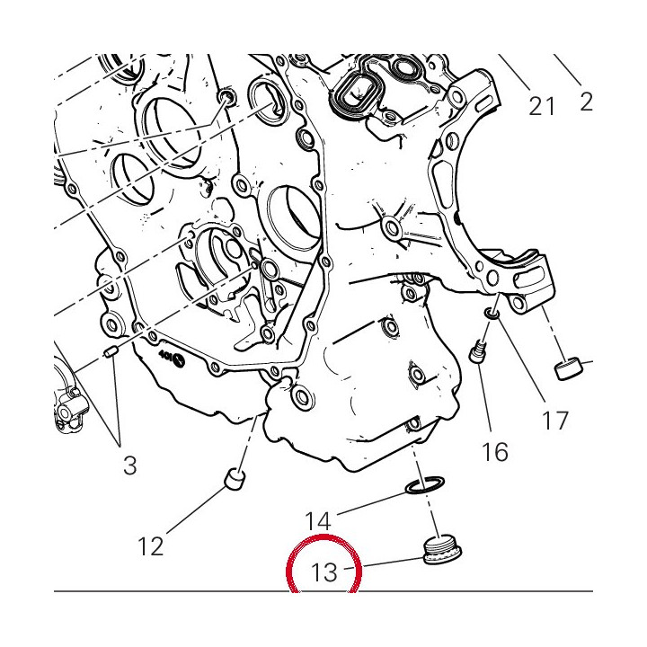 Bouchon 78010921A — réf. 78010921A | Ducati Store